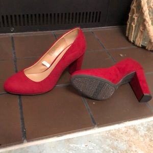 Red Heels for Christmas! Size 8 Just like New!